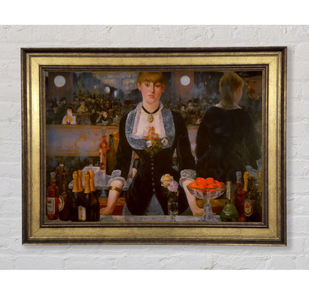 Manet Folies-Bergere - Einzelner Bilderrahmen Kunstdrucke