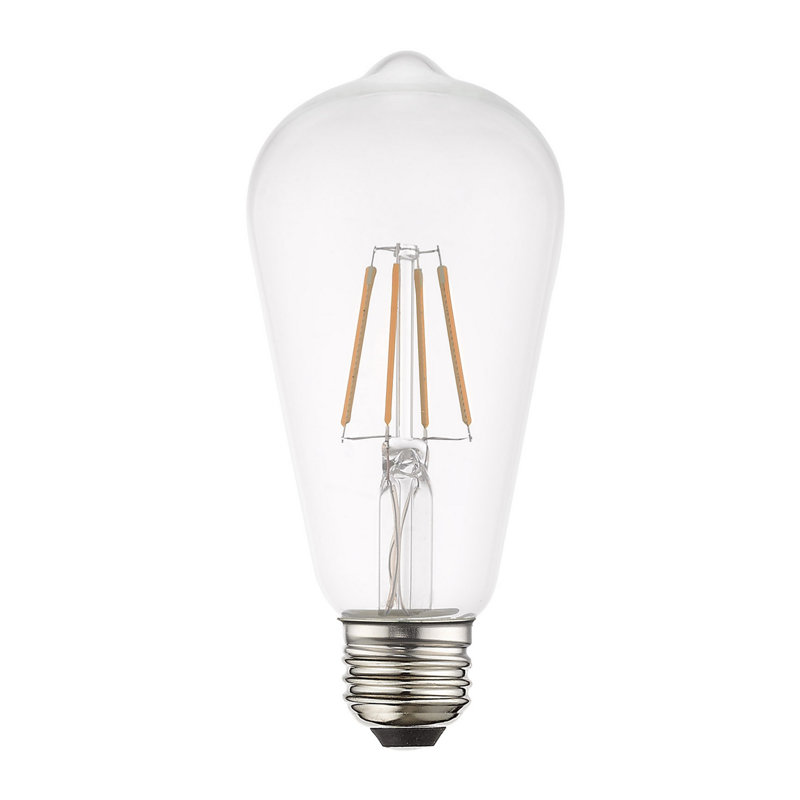 Ampoule à DEL à intensité variable ST19 de 40 watts Mcswain, blanc chaud (2 700 K) E26 / culot moyen (standard)