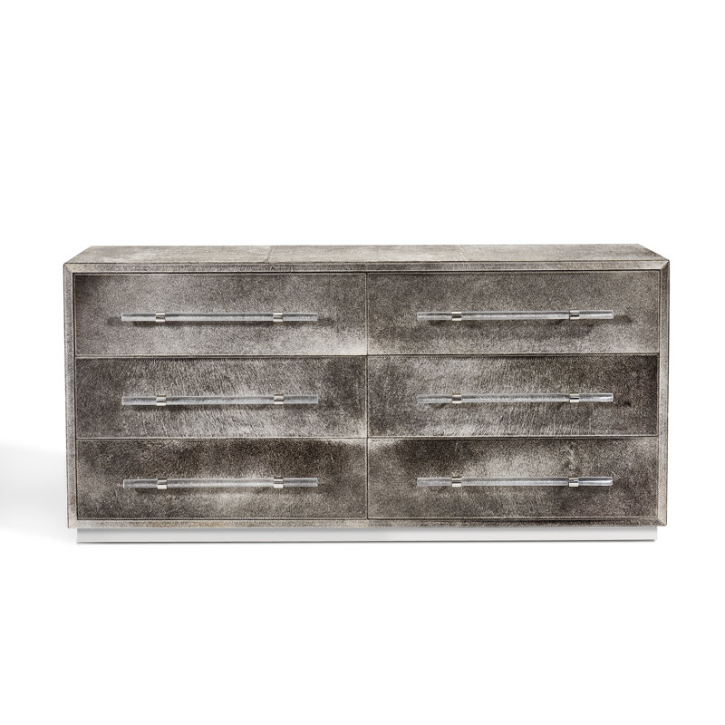 Commode double 6 tiroirs Cassian