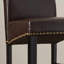 Tabouret de comptoir rembourré 30 po avec structure en bois massif (ensemble de 2)