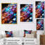 Opalescent Abstract Fractal Glass Relief II - Fractal Wall Art Print-424772260-424772252