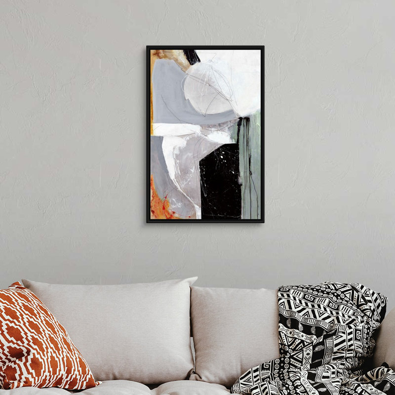 Somerset par Joshua Schicker, reproduction d'art graphique sur toile, Cadre flottant noir, H 32 po x l 22 po x P 1,75 po