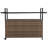 Versatile Design Glass Tabletop Outdoor Wicker Bar Cart With Wheels-584535869