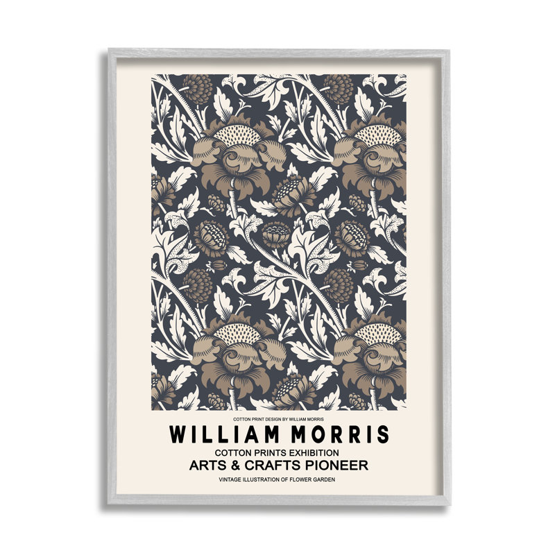 Motif neutre de fleurs botaniques brunes détaillées, L 16 po x H 16 po, Estampe numérique Farmhouse