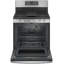 Cuisinière à gaz autoportante 30 po 5 pieds cubes avec plaque chauffante-52416163