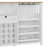 47” White Wine Bar Cabinet with Charging Station