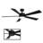 Wynd 5 - Blade Outdoor /Indoor Smart Ceiling Fan with Remote Control and LED Light Kit Included, Works With Alexa and iOS or Android App-79136628-79136629