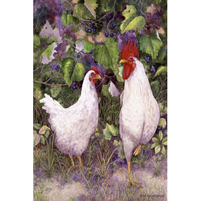 Roosters En Place IV by Marcia Matcham - Wrapped Canvas Art Prints