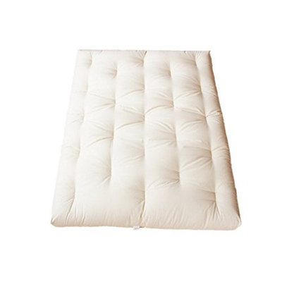 Matelas de futon 5% coton et laine 5 "