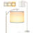 Floor Lamp For Living Room With 3 Color Temperatures Led Bulb, Standing Lamp Tall Industrial Floor Lamp-694567043-694567070