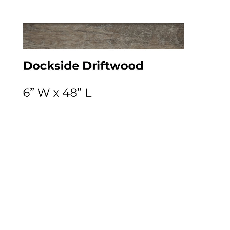 ADURA®Rigid with Microban® Dockside 6" x 48" x 5.5mm Oak Luxury Vinyl Plank w/ 20mil wearlayer, Driftwood