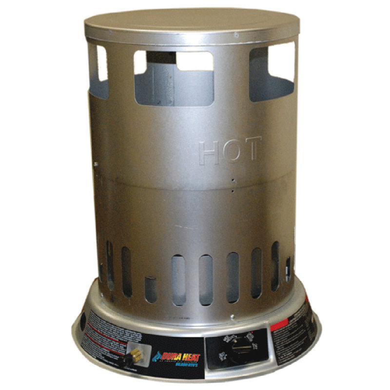 Reddy Heater Portable Propane Convection Heater, 80,000 BTU, Silver - LPC80