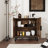 Narrow Wood Entryway Console Table With 2-Door Cabinet Storage-107173453