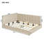 Lit de jour rembourré Classic Design, base de lit pour la maison-1081518045