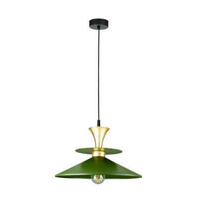 1 - Light Matte Black Dome Pendant