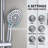 Rain Handheld Shower Head 2.5 GPM GPM
