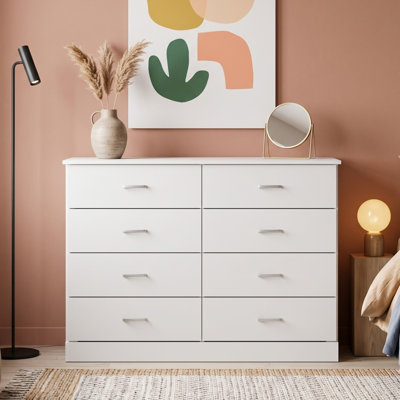 Allyannah 47" W Modern Contemporary 8 Drawer Dresser