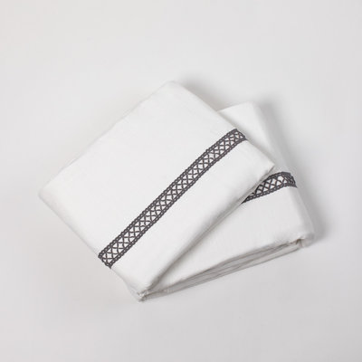 Housse de couette standard en coton Phee