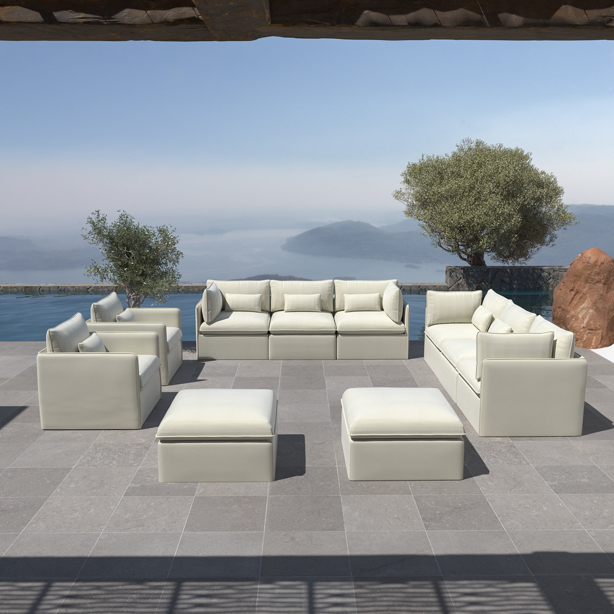 10-Person Patio Seating Group