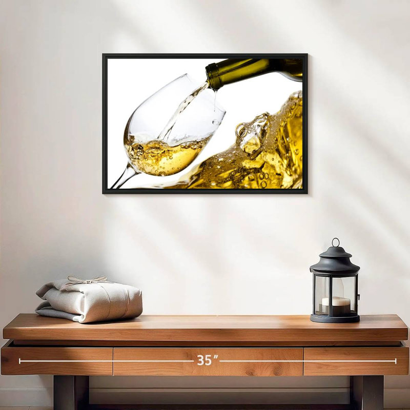 Yarlin White Wine Splash, 13" H x 19" W