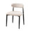 Chaise d'appoint sans accoudoirs Jaramillo en beige et noir (ensemble de 2)