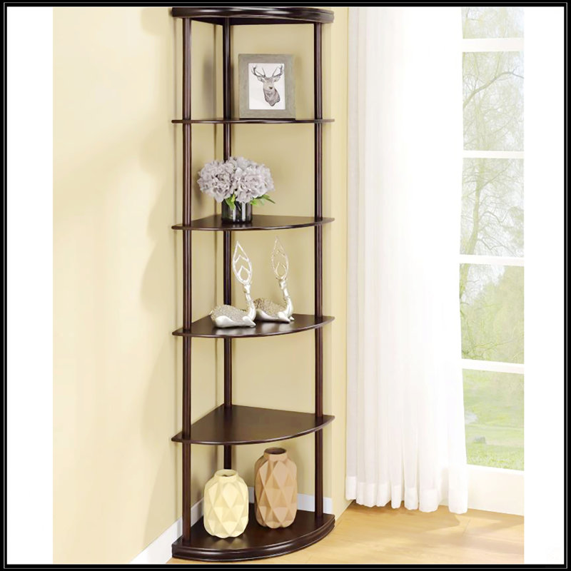 Cappuccino Corner Bookcase
