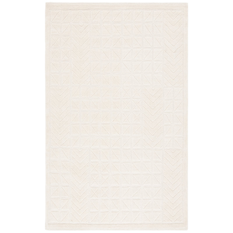 Tapis en laine et coton touffeté à la main Noni, Rectangulaire 3 pi x 5 pi