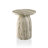 Fulcher Stone-Like 17" W Pedestal End Table with Travertine Effect-2069962499