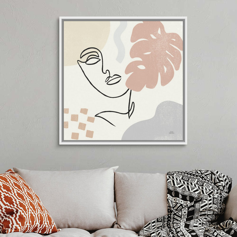 «Through the Window I» par Laura Marshall, reproduction d'art graphique sur toile, H 38 po x l 38 po x P 1,75 po