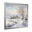 «Farmhouse Snow Winter Scenery» - art mural neige-83237986-83237991
