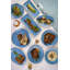 Assiette creuse en porcelaine de qualité supérieure TWISTER-BLUE-57129339