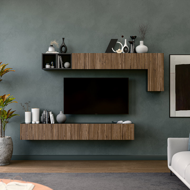 Sofia Entertainment Centre, Black;Brown
