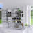 Rectangular Aluminum Medicine Cabinet With Mirror-176677427