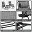 Ensemble de chaise Zero Gravity avec table d'appoint, chaise inclinable pliante avec porte-gobelets et coussins-961682303