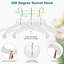 Cintre en plastique transparent de qualité cristal transparent de qualité avec crochet pivotant et encoches de précision 17 po, paquet de 96