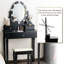 Ensemble coiffeuse et tabouret Roxana