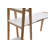 Lesvia 55'' W Rectangle Leaning/Ladder Bookshelf Desk