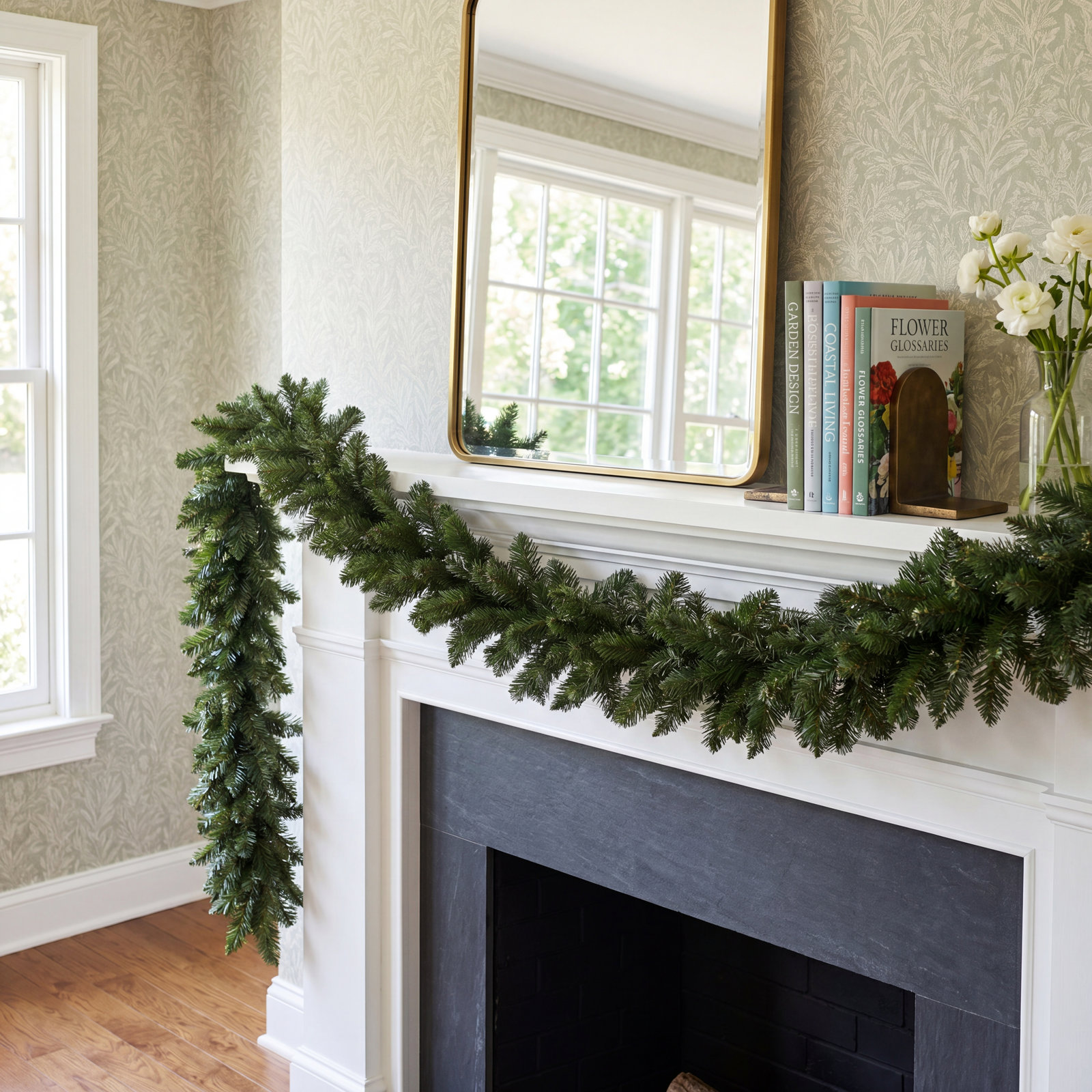 Artificial Spruce Christmas Garland