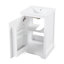 Meuble-lavabo de 20 po avec lavabo, armoire de porte et tablettes réglables-102619246