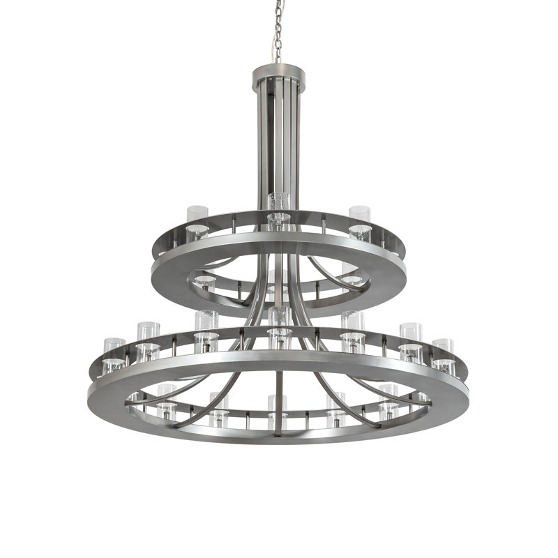 Arion 24 - Light Dimmable Tiered Chandelier