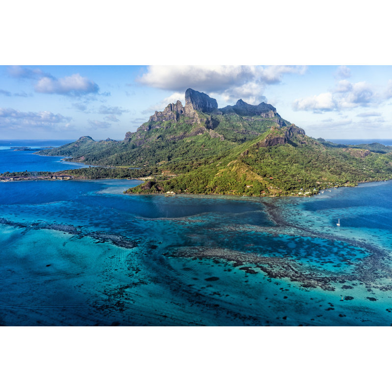 Bellwether Bora Bora, Polynésie française sur toile, H 8 po x l 12 po x P 1,25 po