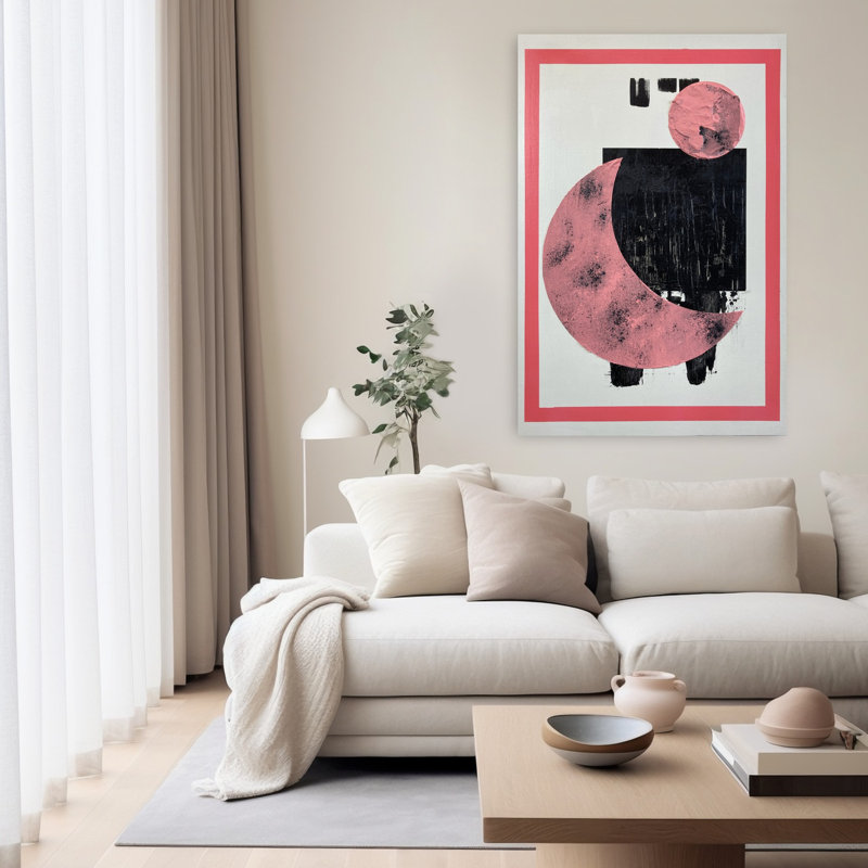 Art contemporain contemporain contemporain, H 60 po x l 40 po