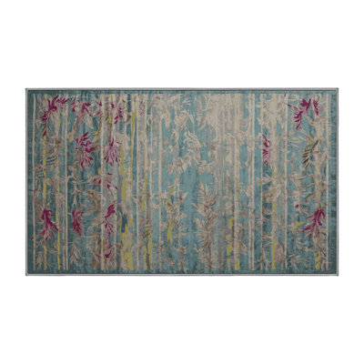 Tapis gris lavable à la machine