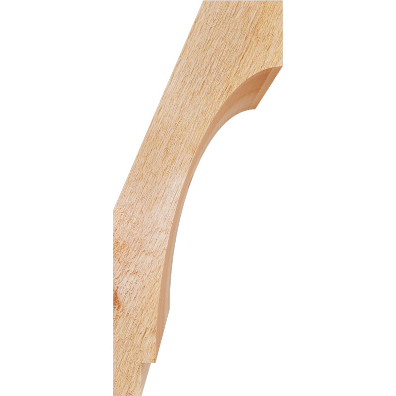 Imperial Knee Brace, Western Red Cedar, Rough, 14" H x 6" W x 6" D