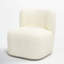 Fauteuil d'appoint pivotant rembourré Mariza-832331545