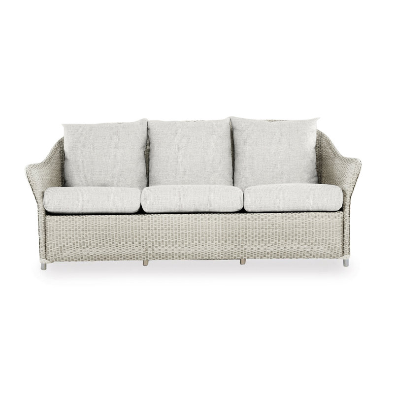 Weekend Retreat Outdoor 3 - Seat Patio Sofa, Callen Driftwood, Linen