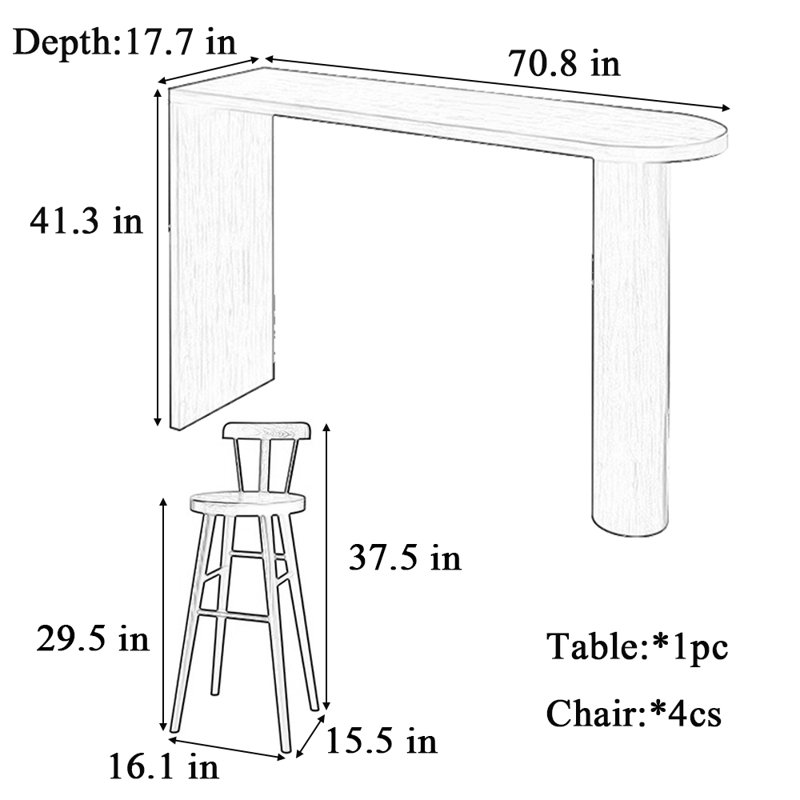 Ormskirk, 41.3"H x 70.8"L x 17.7"W, 5