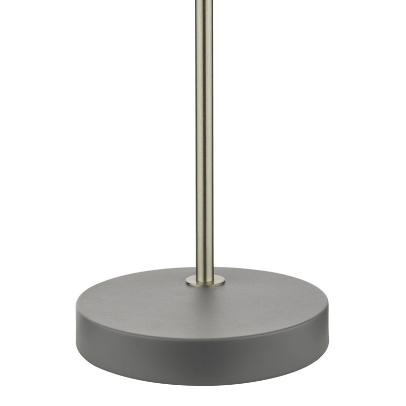 Azalea Metal Desk Lamp, Grey