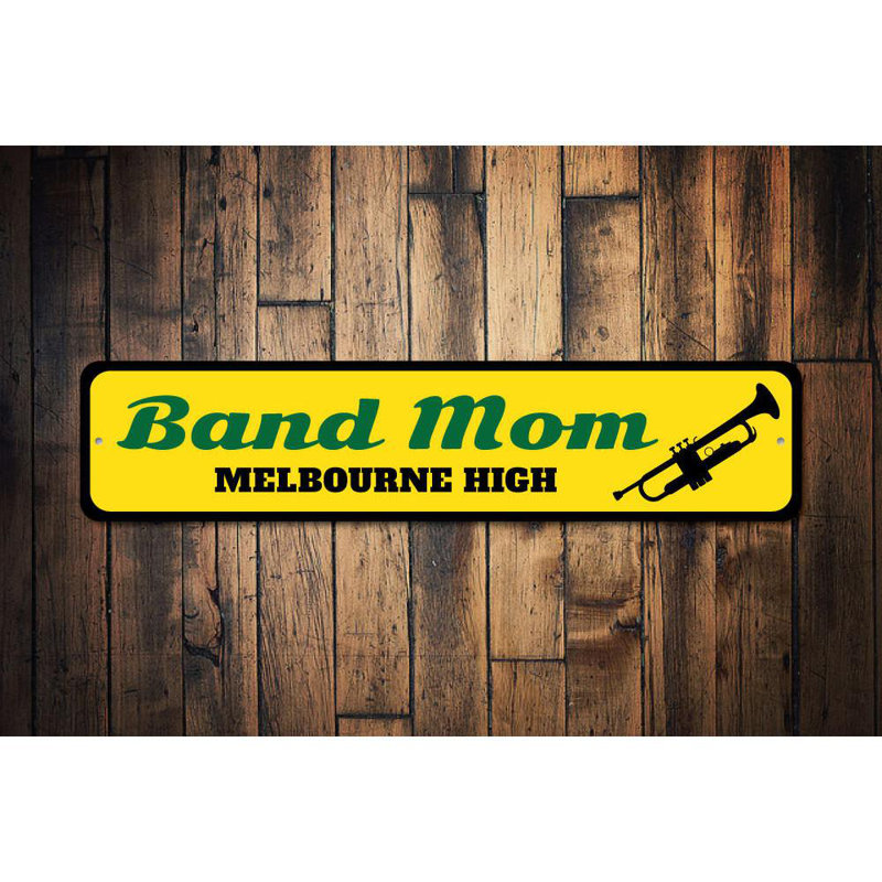 Signe en aluminium Band Mom, H 6 po x l 24 po x P 0,063 po