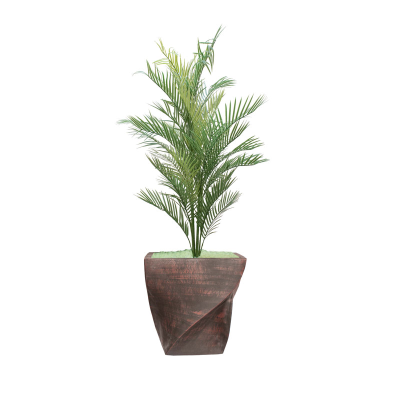 Palmier fluorescent haut de 48 po (lueur dans le noir) avec pot de fleurs Panama